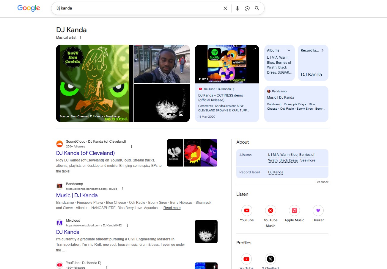 Google Knowledge Panel sample 3