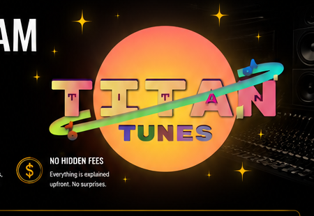 TitanTunes logo scene